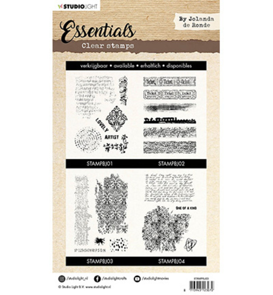 Studio Light Essentials Clear Stamp By Jolanda de Ronde nr.3 (STAMPBJ03)