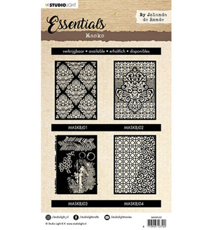 Studio Light Essentials Masking Stencil By Jolanda de Ronde nr.2 (MASKBJ02) Studio Light Essentials Masking Stencil By Jolanda de Ronde nr.2 (MASKBJ02)