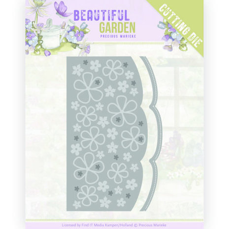 Precious Marieke Beautiful Garden Flower Border Die (PM10202) Precious Marieke Beautiful Garden Flower Border Die (PM10202)