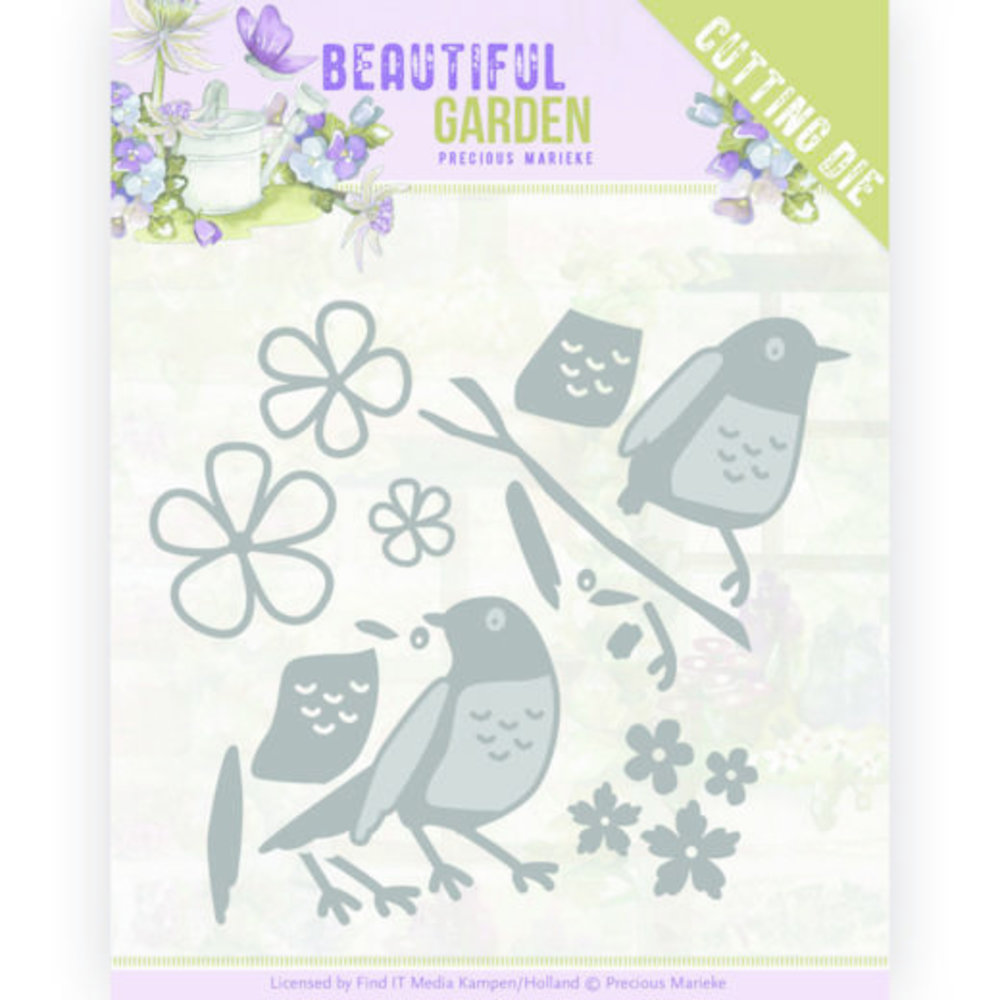 Precious Marieke Beautiful Garden Birds Die (PM10206) Precious Marieke Beautiful Garden Birds Die (PM10206)
