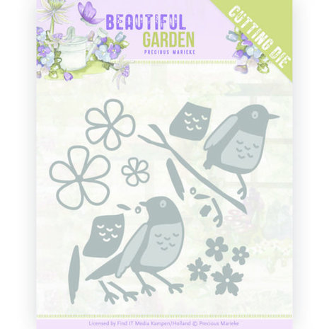 Precious Marieke Beautiful Garden Birds Die (PM10206) Precious Marieke Beautiful Garden Birds Die (PM10206)