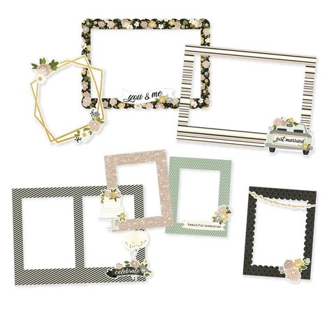 Simple Stories Happily Ever After Chipboard Frames (15519)