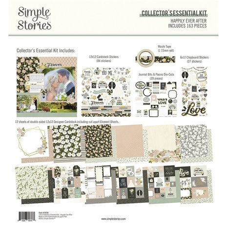 Simple Stories Happily Ever After 12x12 Inch Collector's Essential Kit (15530)