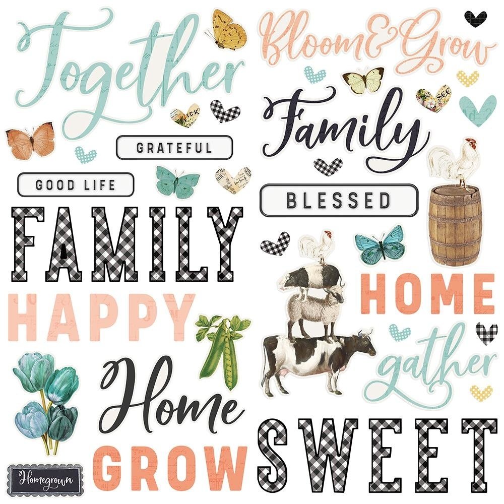 Simple Stories Simple Vintage Farmhouse Garden Foam Stickers (15025) Simple Stories Simple Vintage Farmhouse Garden Foam Stickers (15025)