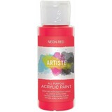 Artiste Acrylic Paint Neon Red (DOA 766075)