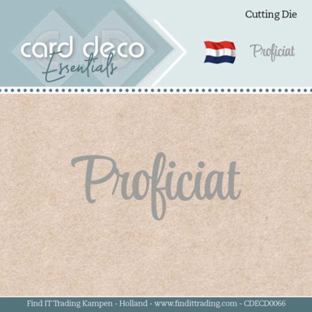 Card Deco Snijmal Proficiat (CDECD0066)