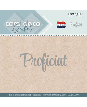 Card Deco Snijmal Proficiat (CDECD0066)