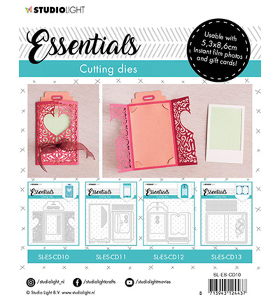 Studio Light Essentials Snijmal Instant Film Photo Frames nr.10 (SL-ES-CD10) Studio Light Essentials Snijmal Instant Film Photo Frames nr.10 (SL-ES-CD10)