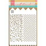 Marianne Design Masking Stencil Slimline Coffee Beans (PS8091)