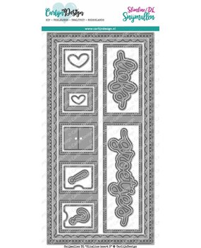 Carlijn Design Snijmal DL Slimline Kaart 3 (CDSN-0059) Carlijn Design Snijmal DL Slimline Kaart 3 (CDSN-0059)