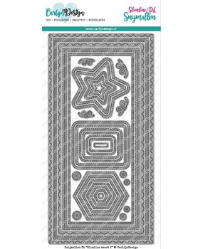 Carlijn Design Snijmal DL Slimline Kaart 2 (CDSN-0058) Carlijn Design Snijmal DL Slimline Kaart 2 (CDSN-0058)