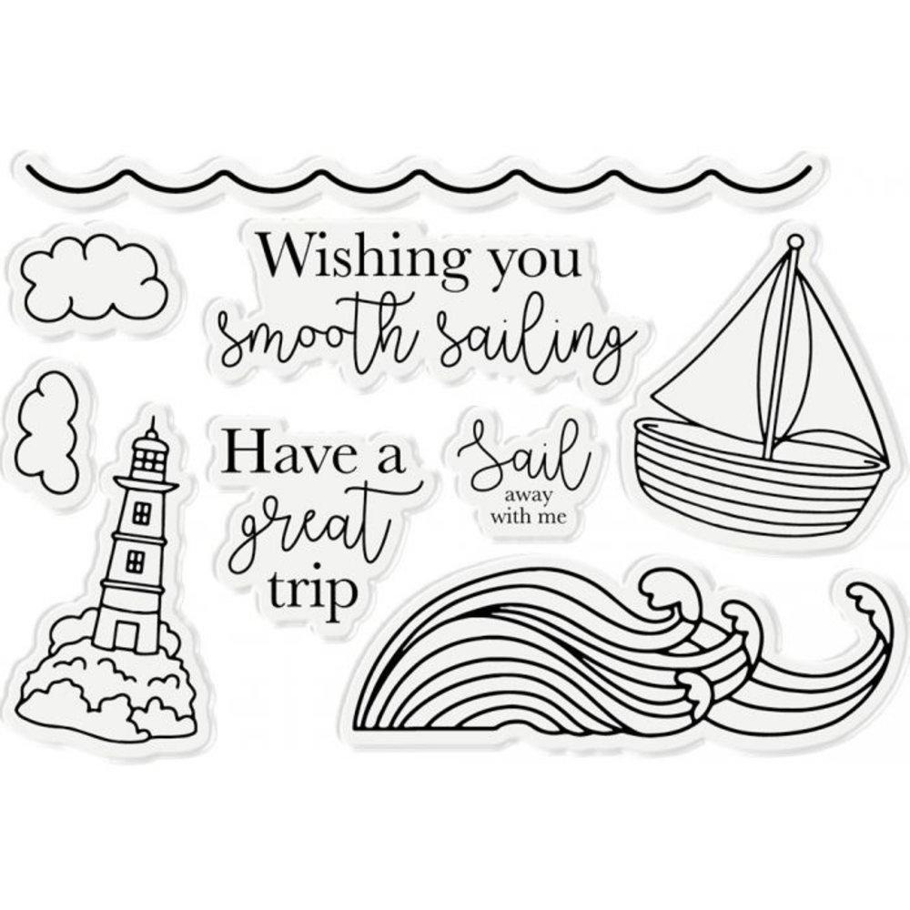 Gemini Smooth Sailing Stamp & Die (GEM-STD-PSSMSA) Gemini Smooth Sailing Stamp & Die (GEM-STD-PSSMSA)