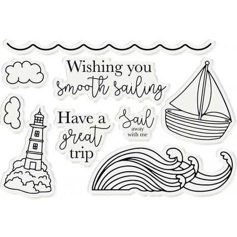 Gemini Smooth Sailing Stamp & Die (GEM-STD-PSSMSA) Gemini Smooth Sailing Stamp & Die (GEM-STD-PSSMSA)