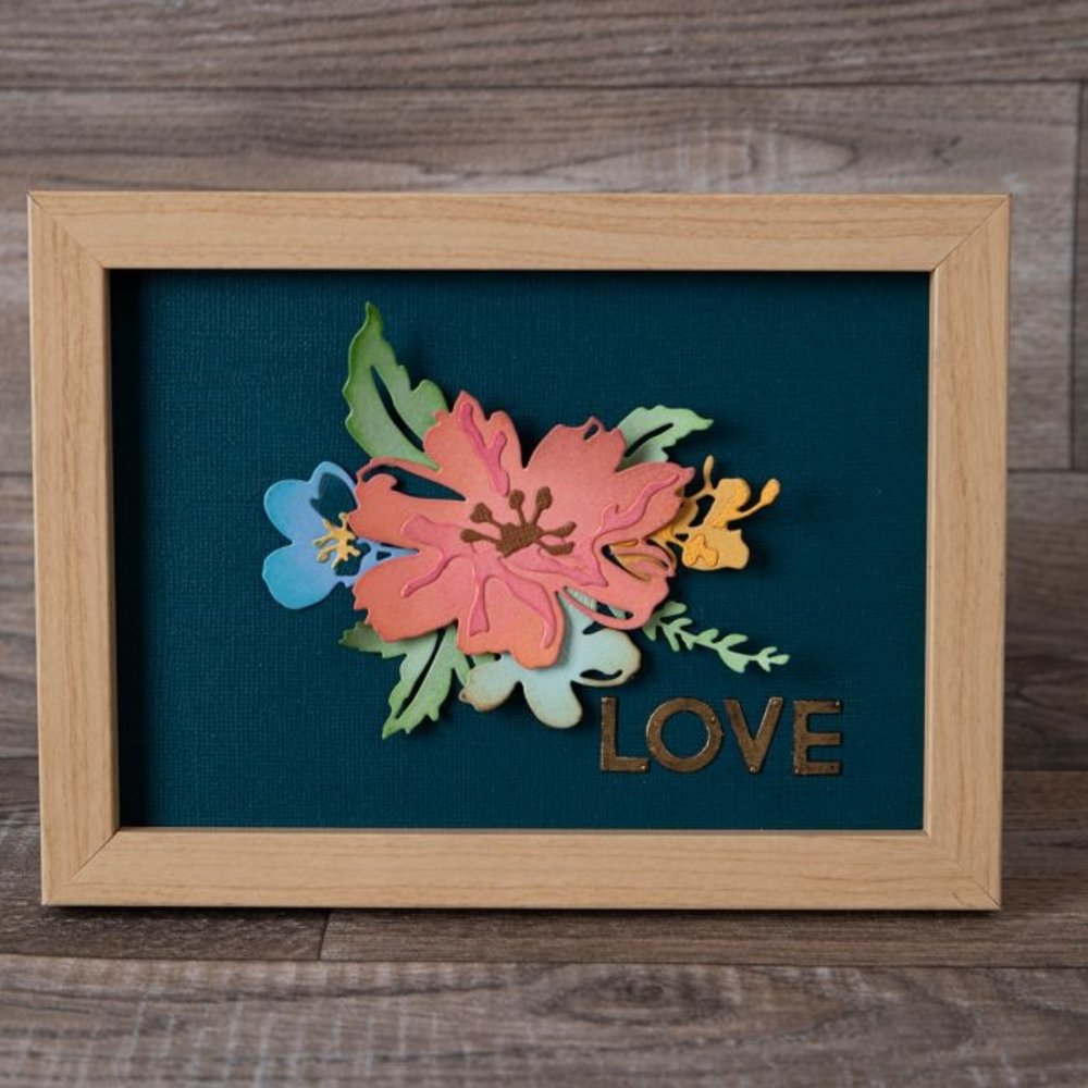 Sizzix Thinlits Die Set Brushstroke flowers #1 (665209) Sizzix Thinlits Die Set Brushstroke flowers #1 (665209)