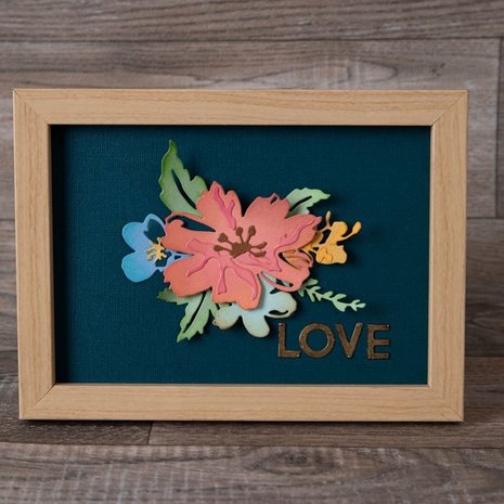 Sizzix Thinlits Die Set Brushstroke flowers #1 (665209) Sizzix Thinlits Die Set Brushstroke flowers #1 (665209)