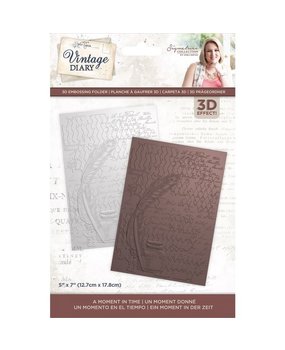 Crafter's Companion Vintage Diary A Moment In Time 5x7 Inch Embossing Folder (S-VD-EF5-3D-AMIT) Crafter's Companion Vintage Diary A Moment In Time 5x7 Inch Embossing Folder (S-VD-EF5-3D-AMIT)
