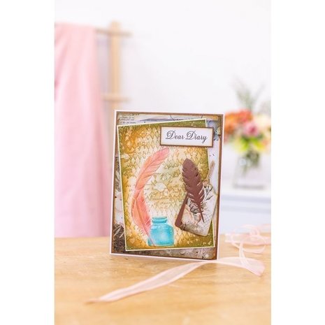 Crafter's Companion Vintage Diary A Moment In Time 5x7 Inch Embossing Folder (S-VD-EF5-3D-AMIT) Crafter's Companion Vintage Diary A Moment In Time 5x7 Inch Embossing Folder (S-VD-EF5-3D-AMIT)