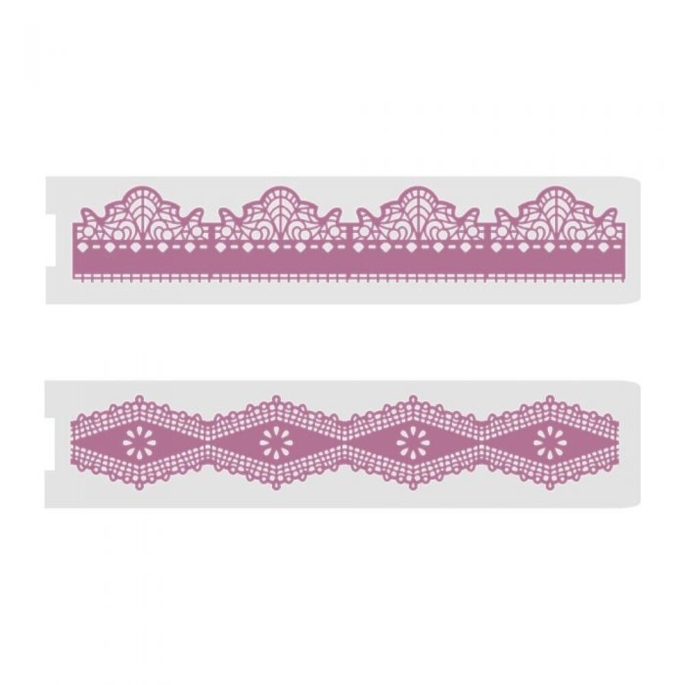 Crafter's Companion Letters from The Heart Lace Edges 7x1.5 Inch Embossing Folders (S-LFTH-EF7-LAED) Crafter's Companion Letters from The Heart Lace Edges 7x1.5 Inch Embossing Folders (S-LFTH-EF7-LAED)