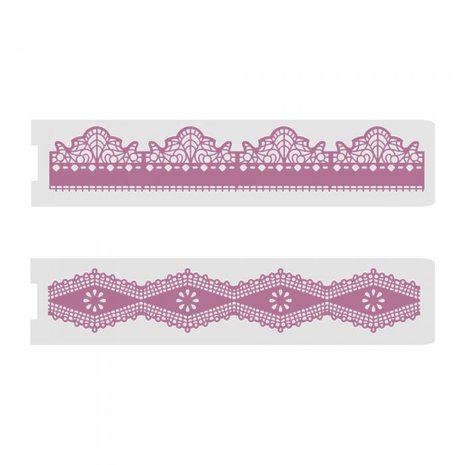 Crafter's Companion Letters from The Heart Lace Edges 7x1.5 Inch Embossing Folders (S-LFTH-EF7-LAED) Crafter's Companion Letters from The Heart Lace Edges 7x1.5 Inch Embossing Folders (S-LFTH-EF7-LAED)