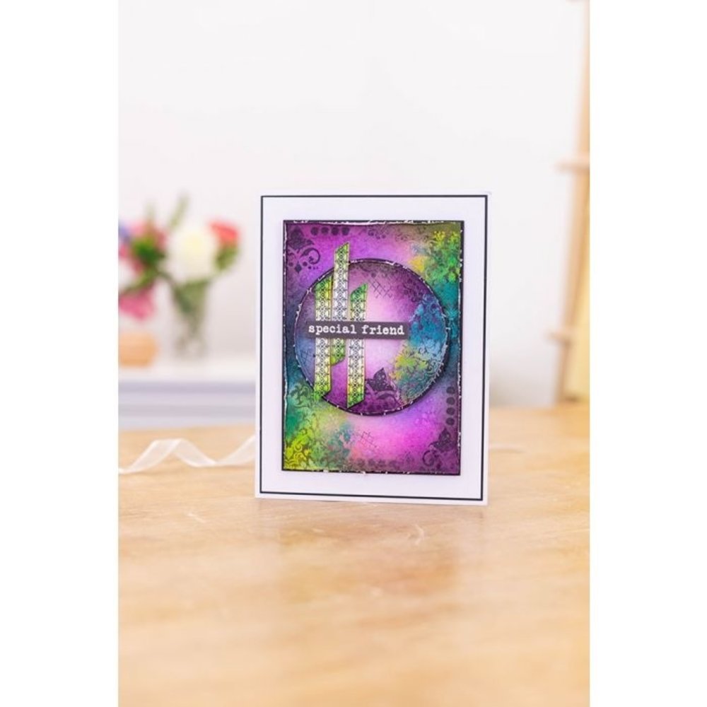 Crafter's Companion Textured Opulence A6 Clear Stamps (CC-STP-TEOP)