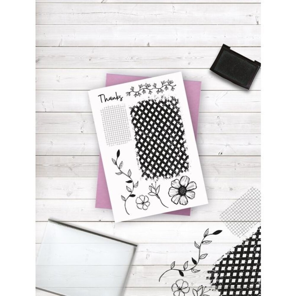 Crafter's Companion Garden Trellis A6 Clear Stamps (CC-STP-GATR) Crafter's Companion Garden Trellis A6 Clear Stamps (CC-STP-GATR)