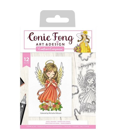 Crafter's Companion Angel Inspiration Angel Prayers Stamp & Die (CF-STD-ANPR)