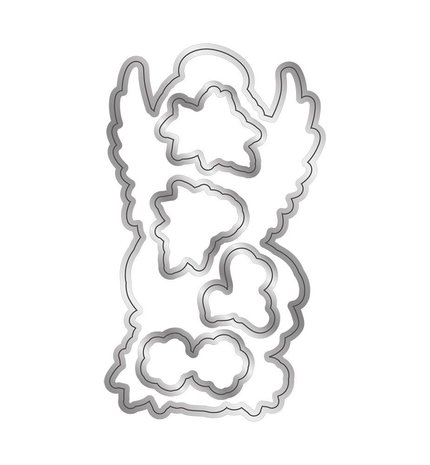 Crafter's Companion Angel Inspiration Angel Prayers Stamp & Die (CF-STD-ANPR)