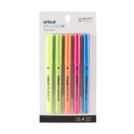Cricut Infusible Ink Pens Bright 0.4 (5pcs) (2006259) Cricut Infusible Ink Pens Bright 0.4 (5pcs) (2006259)