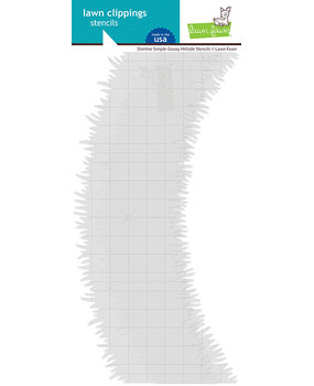 Lawn Fawn Simple Grassy Hillside Slimline Stencils (LF2579) Lawn Fawn Simple Grassy Hillside Slimline Stencils (LF2579)