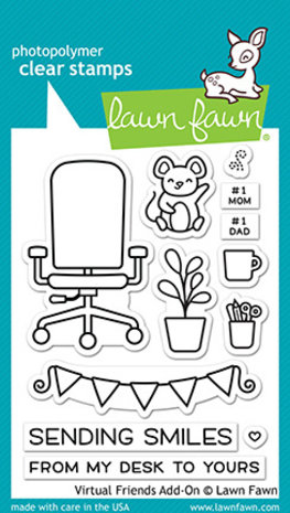 Lawn Fawn Virtual Friends Add-on Clear Stamps (LF2558) Lawn Fawn Virtual Friends Add-on Clear Stamps (LF2558)