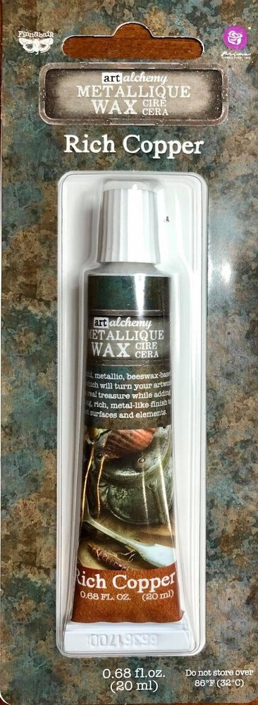 Prima Marketing Inc Finnabair Art Alchemy Metallique Wax Rich Copper (963989) Prima Marketing Inc Finnabair Art Alchemy Metallique Wax Rich Copper (963989)