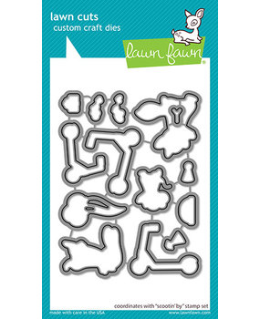 Lawn Fawn Scootin' By Dies (LF2555)