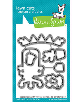 Lawn Fawn Virtual Friends Add-on Dies (LF2559) Lawn Fawn Virtual Friends Add-on Dies (LF2559)