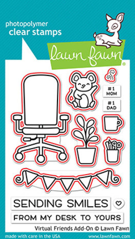 Lawn Fawn Virtual Friends Add-on Dies (LF2559) Lawn Fawn Virtual Friends Add-on Dies (LF2559)