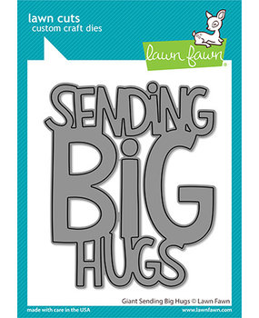 Lawn Fawn Giant Sending Big Hugs Dies (LF2566)