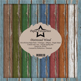 Paper Favourites Distressed Wood 12x12 Inch Paper Pack (PF365)