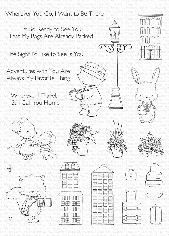 My Favorite Things Travel Plans Clear Stamps (SY-32) My Favorite Things Travel Plans Clear Stamps (SY-32)