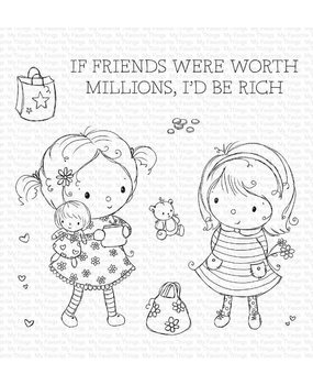 My Favorite Things Million Dollar Friends Clear Stamps (RAM-014)