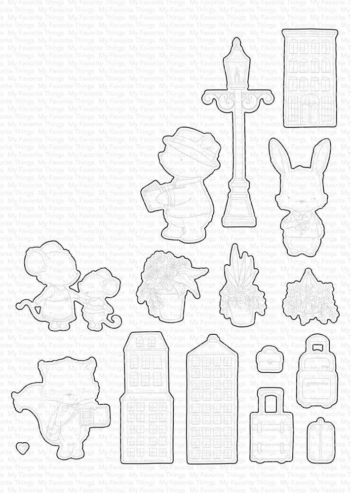 My Favorite Things Die-namics Travel Plans (MFT-1997)