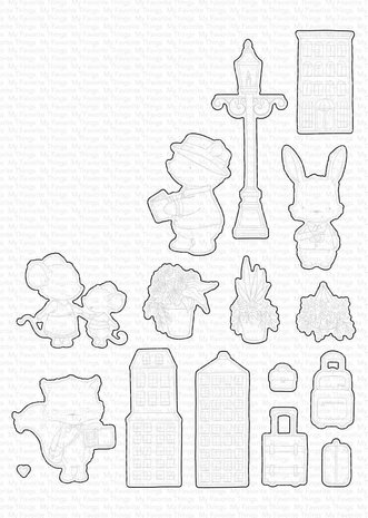 My Favorite Things Die-namics Travel Plans (MFT-1997)