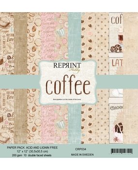 Reprint Coffee Collection 12x12 Inch Paper Pack (CRP034) Reprint Coffee Collection 12x12 Inch Paper Pack (CRP034)