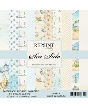 Reprint Sea Side Collection 8x8 Inch Paper Pack (RPM019) Reprint Sea Side Collection 8x8 Inch Paper Pack (RPM019)