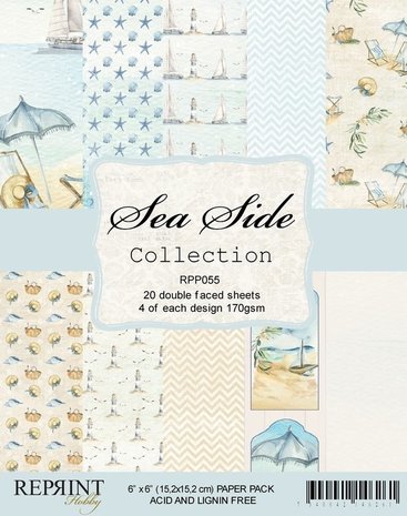 Reprint Sea Side Collection 6x6 Inch Paper Pack (RPP055) Reprint Sea Side Collection 6x6 Inch Paper Pack (RPP055)