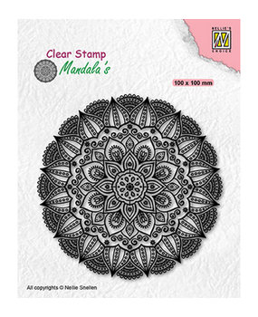 Nellie Snellen Clear Stamp Dahlia Flower (CSMAN007)