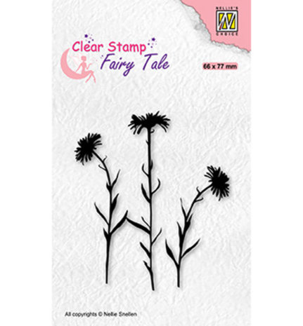 Nellie Snellen Fairy Tale Flower 1 Clear Stamp (FTCS031) Nellie Snellen Fairy Tale Flower 1 Clear Stamp (FTCS031)
