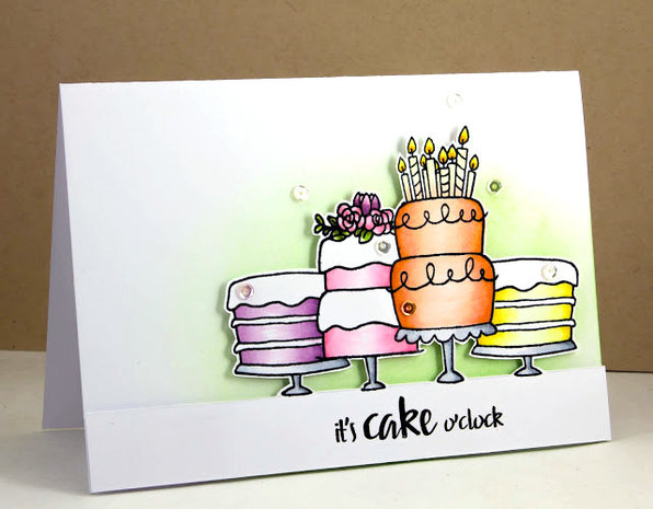 Jane's Doodles Cake! Clear Stamps (JD003) Jane's Doodles Cake! Clear Stamps (JD003)