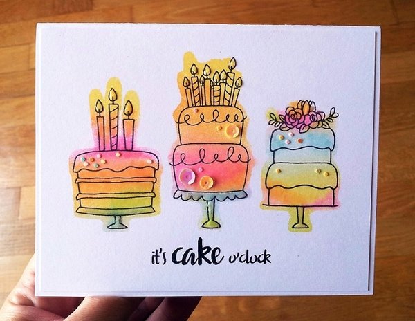 Jane's Doodles Cake! Clear Stamps (JD003) Jane's Doodles Cake! Clear Stamps (JD003)