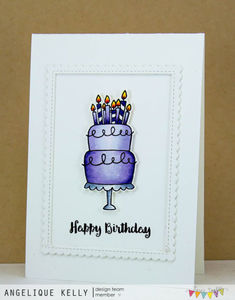 Jane's Doodles Cake! Clear Stamps (JD003) Jane's Doodles Cake! Clear Stamps (JD003)