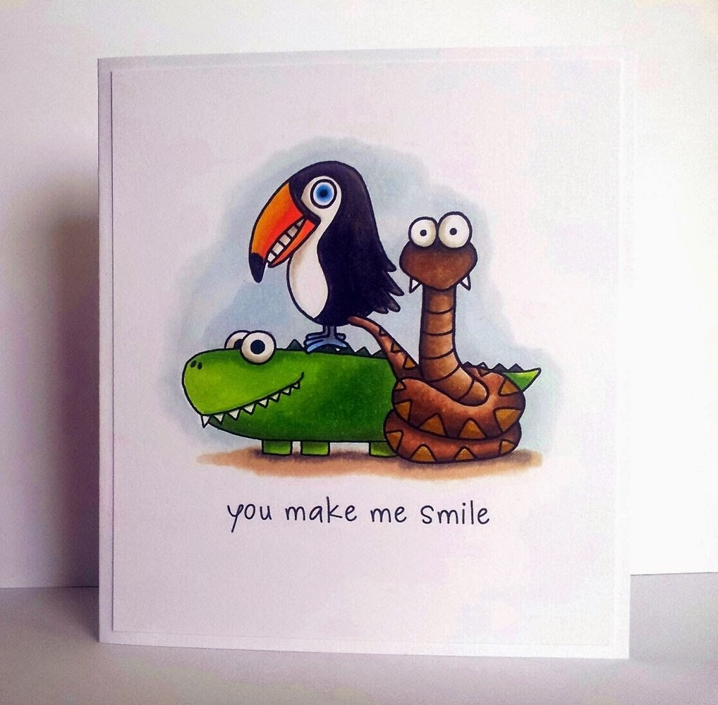 Jane's Doodles Smile Clear Stamps (JD007)