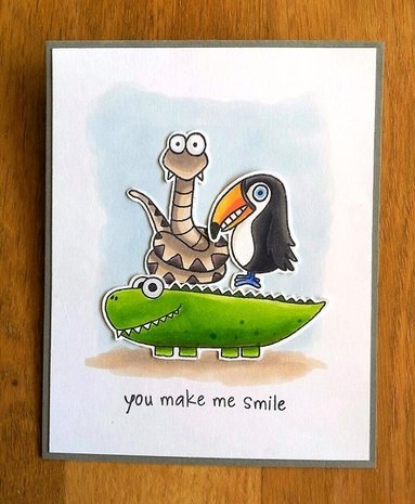 Jane's Doodles Smile Clear Stamps (JD007)